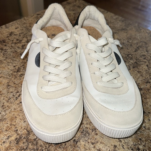 Reef White and Navy Blue Men's 11 Sneakers - Picture 4 of 9